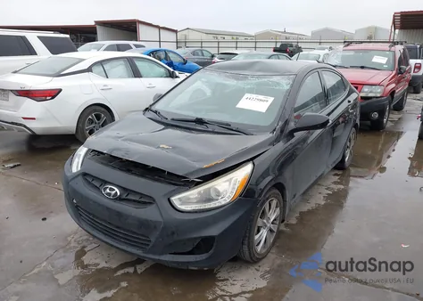 2014 Hyundai Accent Gls из США, поврежденный, VIN KMHCU4AE6EU615621